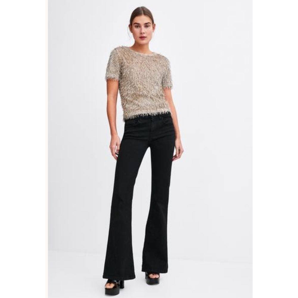 ZARA Fringed Shirt Women's Size M